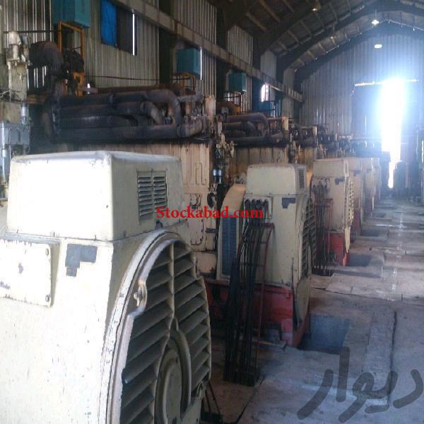 فروش یک نیروگاه برق شامل ۸ دستگاه دیزل ژنراتور در تهران